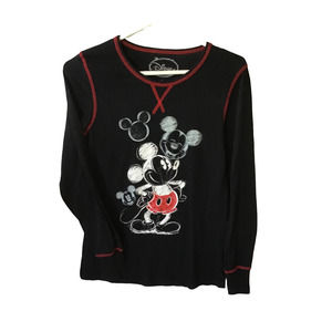 Authentic Disney Mickey Long Sleeve Tee Size M